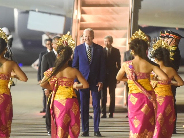 Hadiri KTT G20, Presiden Joe Biden Tiba di Bali 