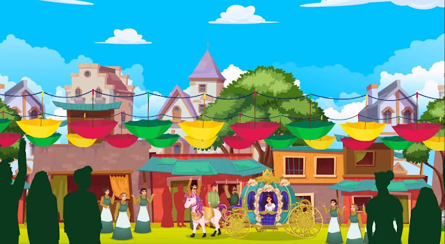 English Fairy Tales Story Princess Miranda and Prince Hero | Story in English