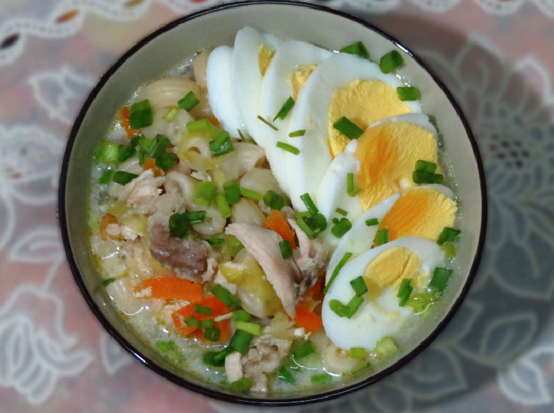 This is Macaroni soup also known as Sopas in the Philippines.