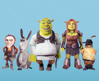 Shrek Forever After Papercraft