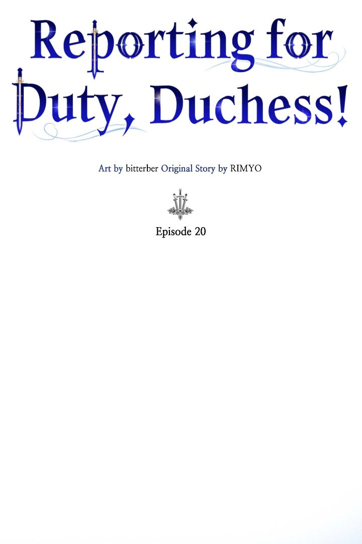 Reporting for Duty, Duchess! Chapter 20
