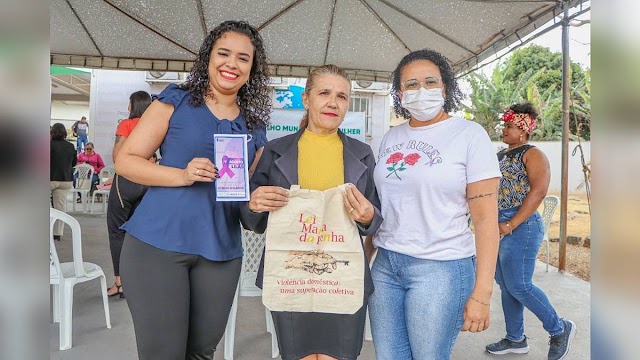 Ações do Agosto Lilás, mês de combate a violência doméstica movimentam Senador Canedo