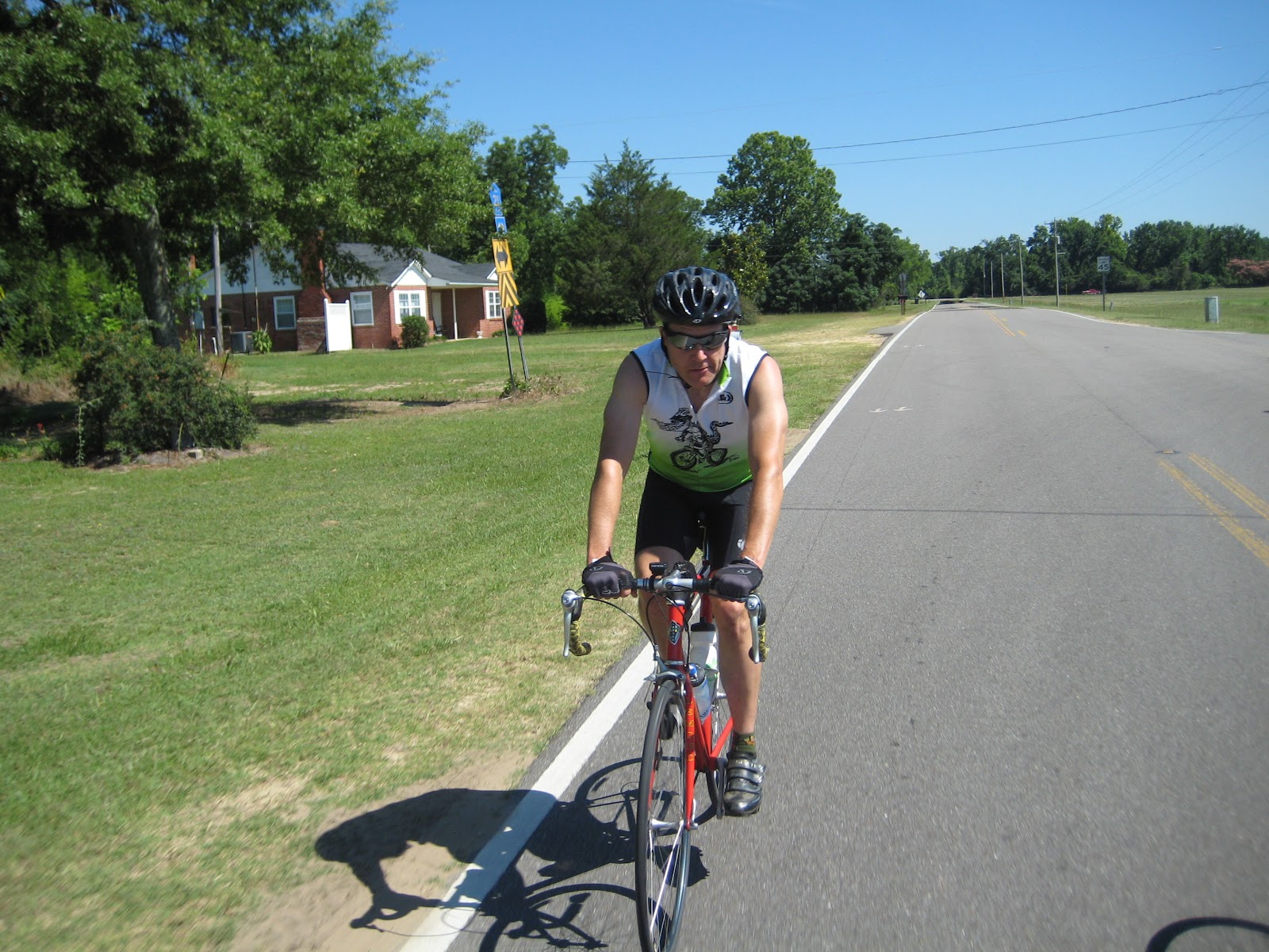 Larry on his ride