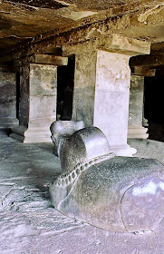 Nandi idol at Ajanta caves