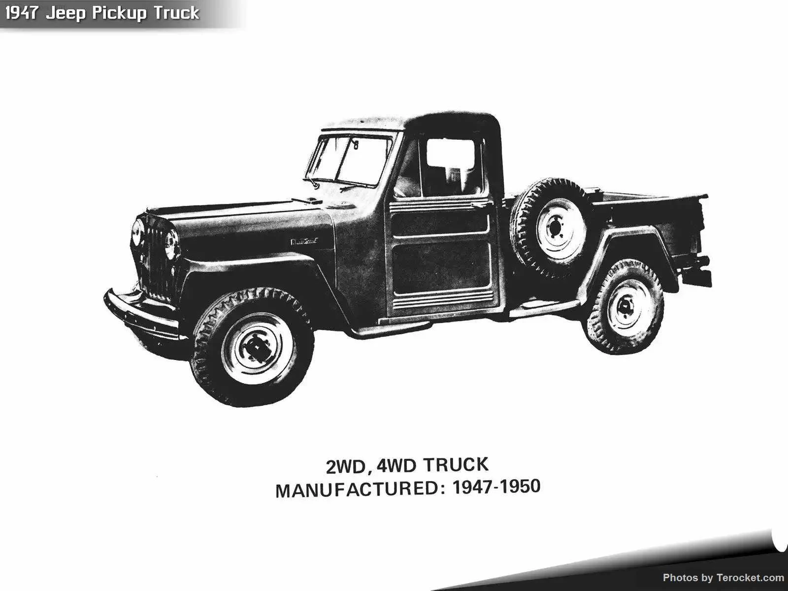 Hình ảnh xe ô tô Jeep Pickup Truck 1947 & nội ngoại thất