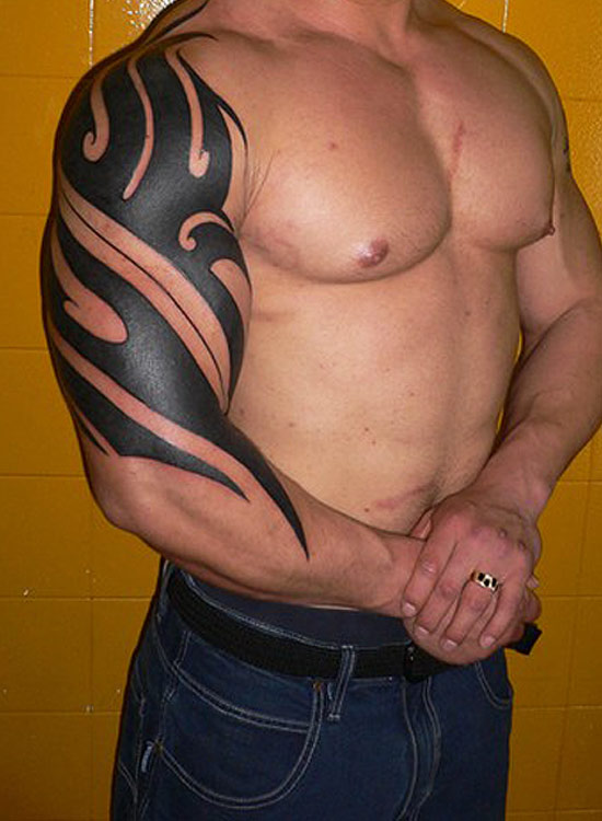 Tribal Arm Tattoo Designs for Men