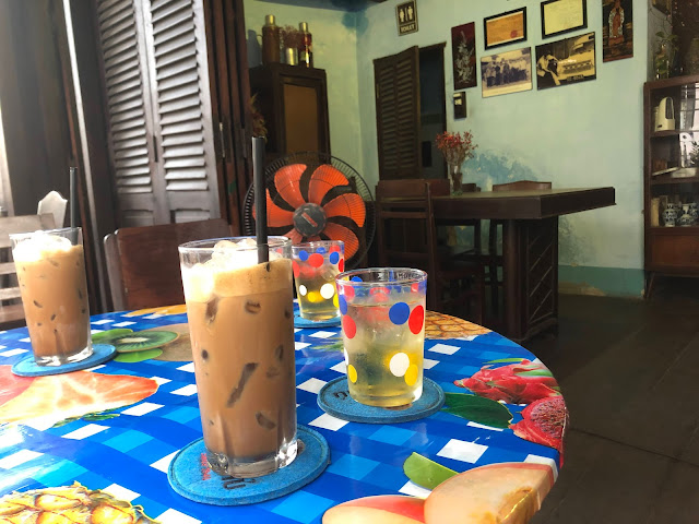 iced coffee and tea at a cafe in Ho Chi Minh City (Saigon), Vietnam