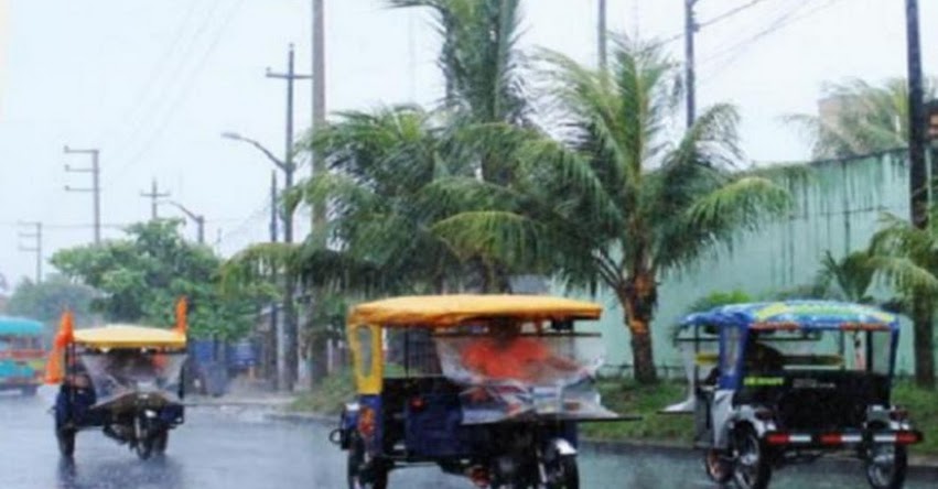 SENAMHI ALERTA: Lluvia moderada a fuerte prevén en la Selva norte desde mañana - www.senamhi.gob.pe