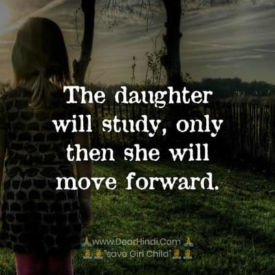 save girl child quotes images free download