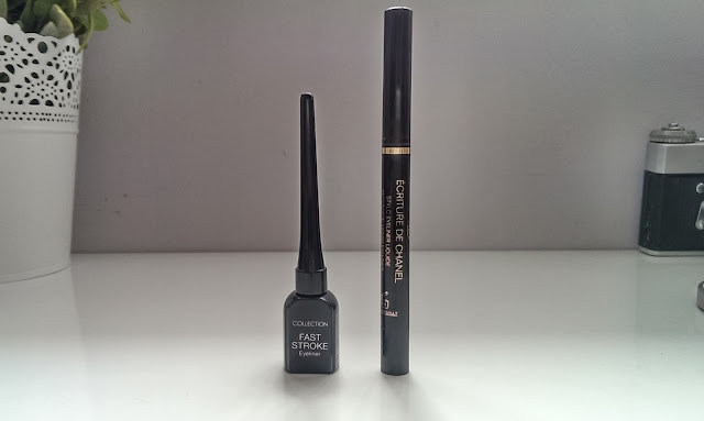 Collection fast stroke liner and the Chanel ecriture liner