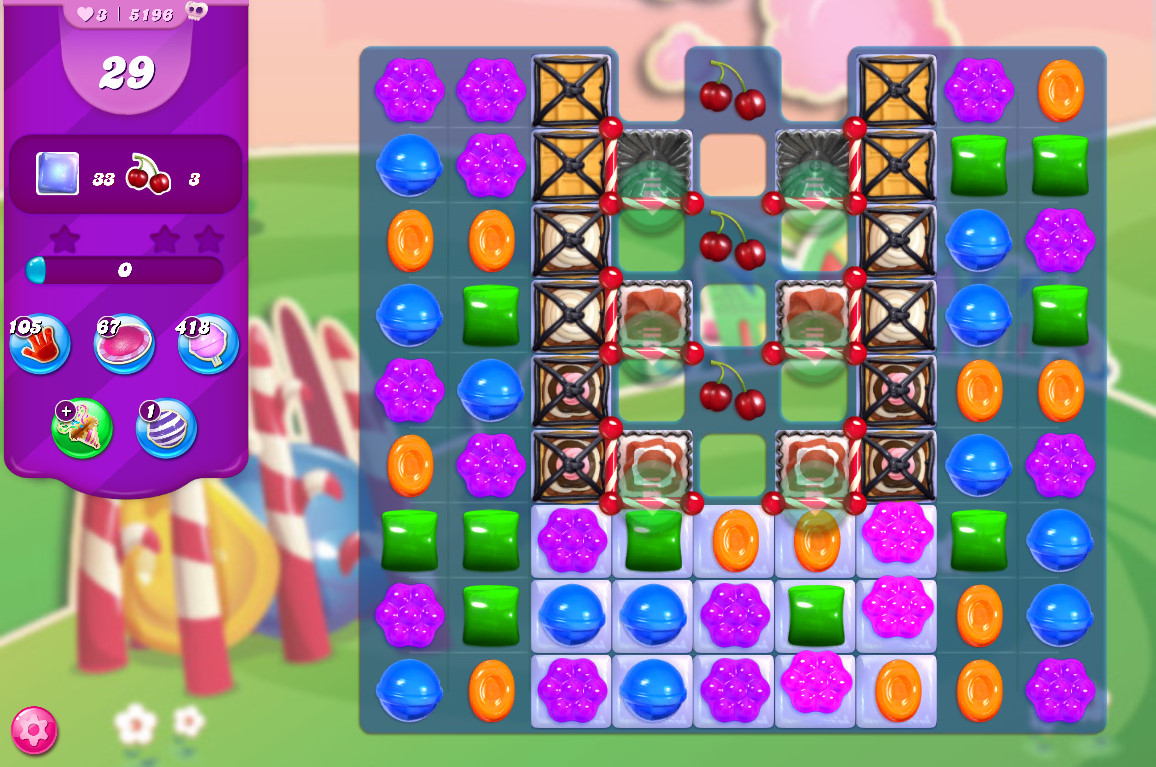 Candy Crush Saga level 5196