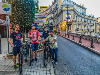 beaches in Monte Carlo Monaco full carbon road bike rental shop cycling France