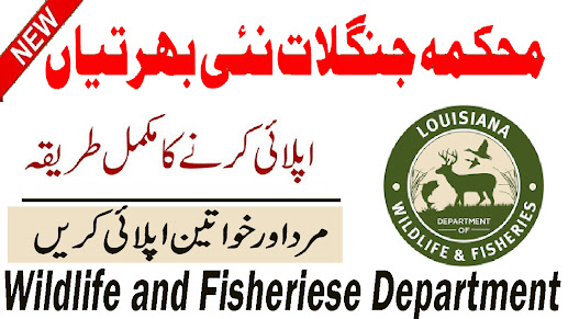 Wildlife And Fisheries Department Muzaffarabad Jobs 2024 (محکمہ جنگلات بھرتیاں)