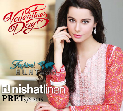 Nishat Linen Pret Collection 2015 For Valentine's Day