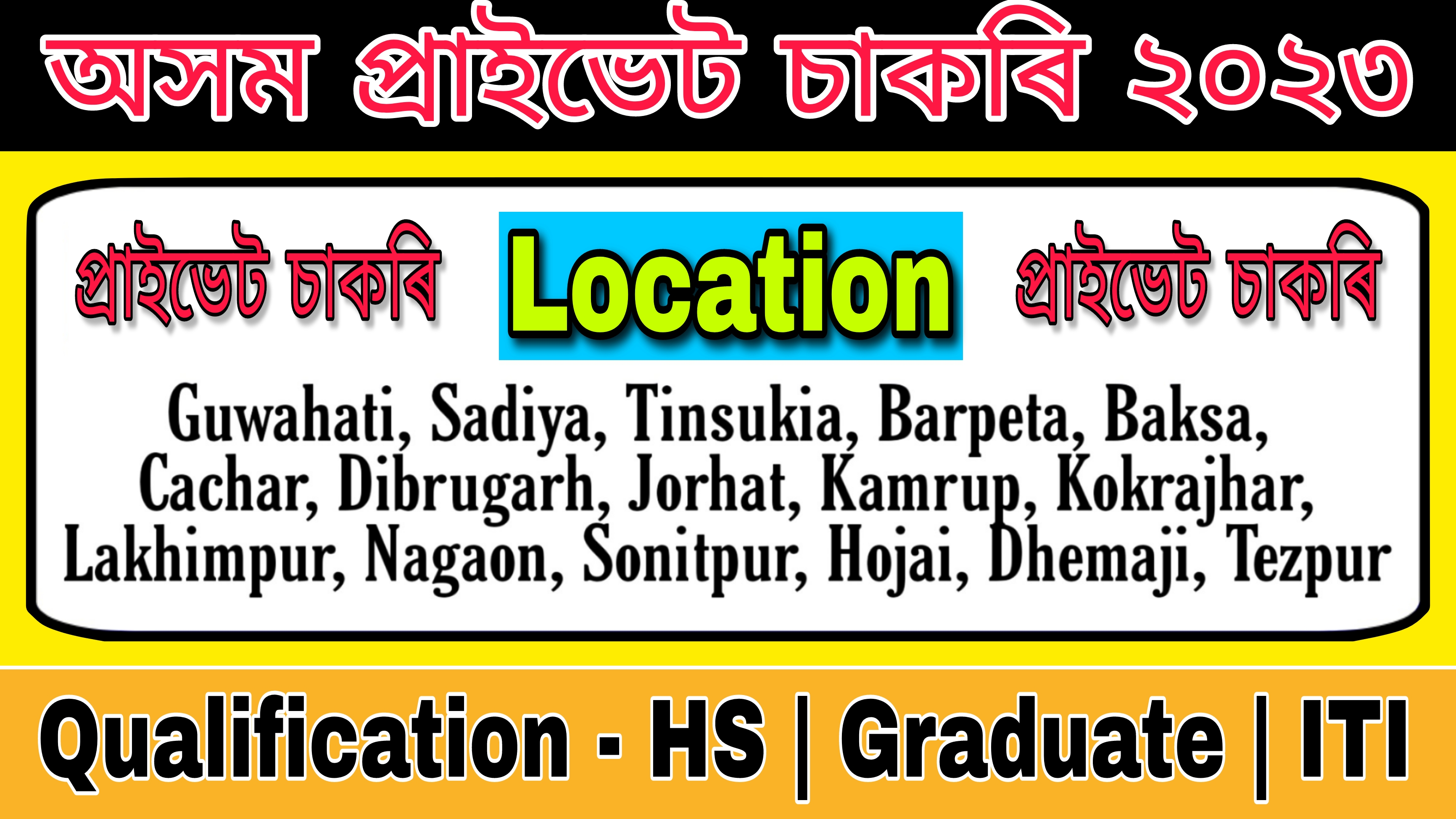 Assam Private Job Vacancy 2023 Assam January Private Jobs Work From