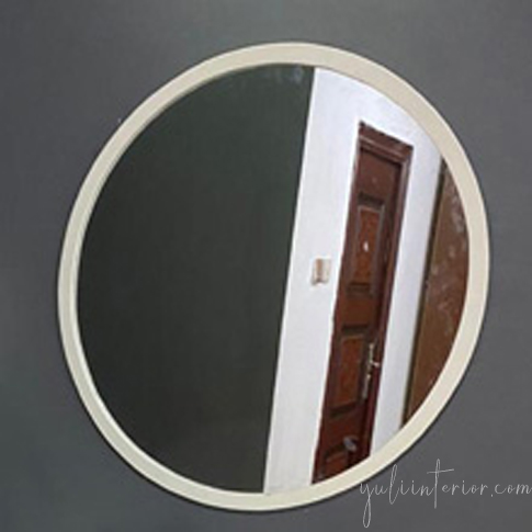 Round Handcrafted Wood Mirror available online in Port Harcourt, Nigeria