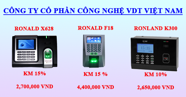 nhận báo giá máy chấm công