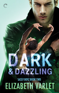 Dark & Dazzling, romance novel cover, M/M Romance,