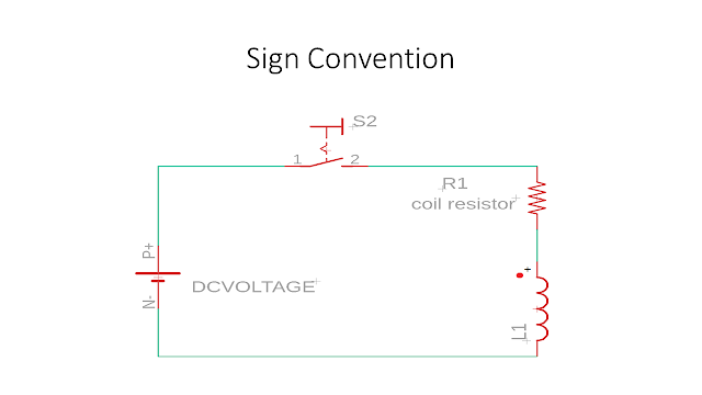 inductor sign convention