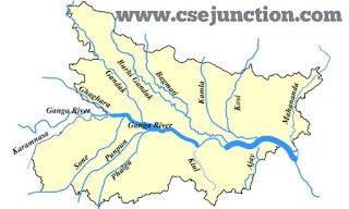 Rivers in Bihar for BPSC