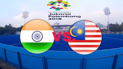 Live Streaming India vs Malaysia Hoki Sukan Asia 30.8.2018