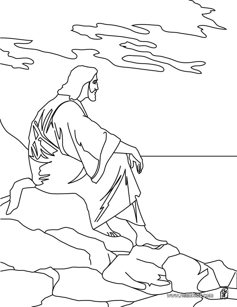 Jesus Christ Coloring Pages Kids Coloring Pages