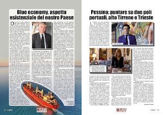 SETTEMPRE PAG. 15 - Pessina: puntare su due poli portuali, alto Tirreno e Trieste