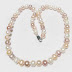 LPQSN0657 PRICE: 200.QAR Natural Freshwater Pearl 7-8mm Necklace Mix Colour