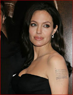 Angelina Jolie Tattoos, Tattooing