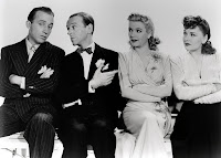 Fred Astaire, Bing Crosby, Marjorie Reynolds and Virginia Dale in Holiday Inn