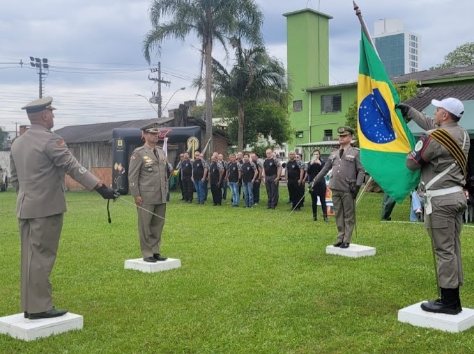 GRAVATAÍ: Tenente-Coronel Clodemilton Silva Bueno assume o comando do 17º BPM