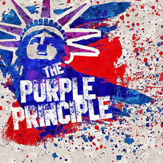 The Purple Principle log with Lady Liberty in a graphic.