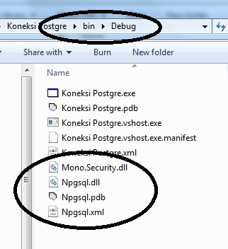 Koneksi PostgreSQL dengan VB.Net  " Kuliah Si Boersan