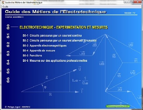 Logiciel Guide des Métiers de l'Electrotechnique