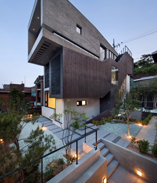 H House Rumah  Modern  Korea  Majalah Rumah 