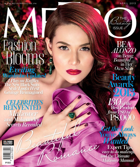 Bea Alonzo - Metro April 2013