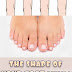 THE SHAPE OF YOUR FOOT REVEALS WHAT KIND OF A PERSON YOU ARE!