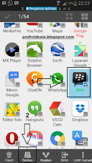 Back Up file Apk Apikasi Android