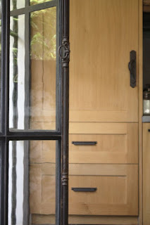 Custom Iron Doors & Refrigerator Panel - Design by LeAnn, linenandlavender.net