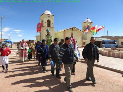 Prozession in San Pablo de Lipez