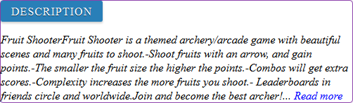 Fruit Shooter game review