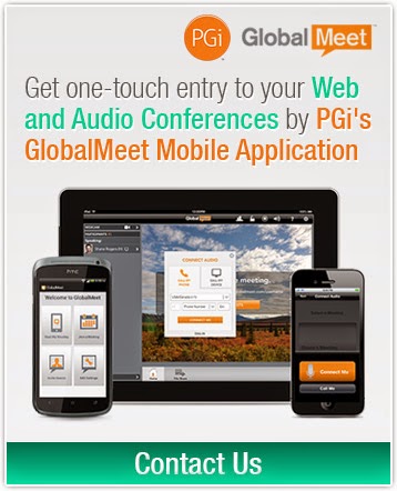 Set-up your Audio and Web Conferences on Tablets & Smartphones by PGi's GlobalMeet