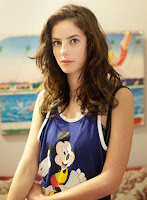 kaya scodelario picture in blue shart