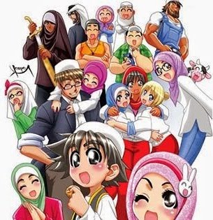  Kartun  Dakwah Islam Kumpulan Gambar  Kartun  Islami