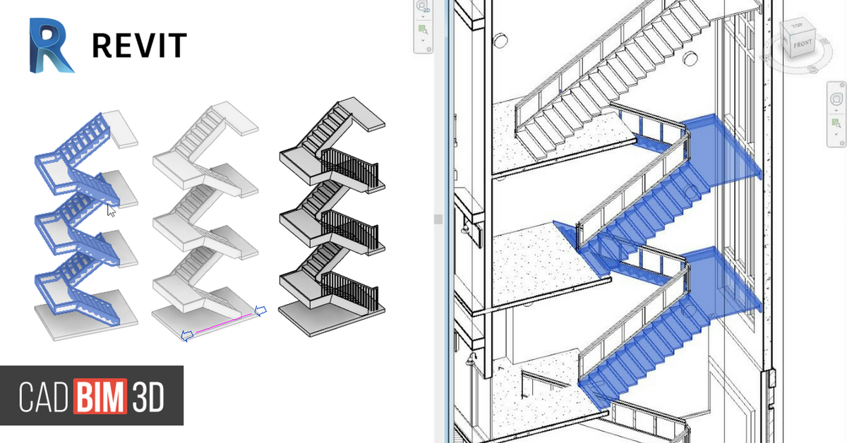 Cómo crear escaleras multiplanta en Revit