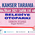 Ücretsiz Kanser Taraması Yapılacak 