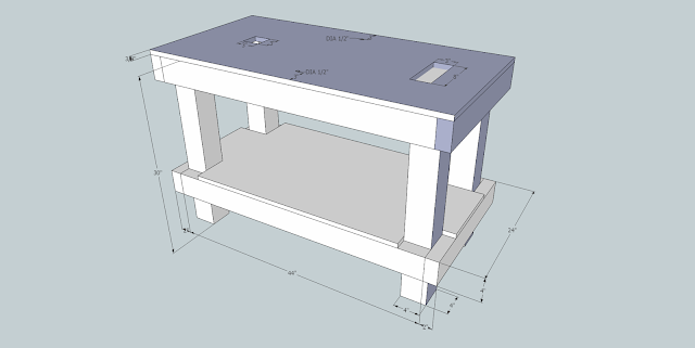 diy workbench on casters