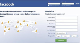 homepage situs cara membuat facebook