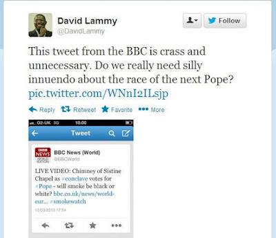 Lammy gaffe