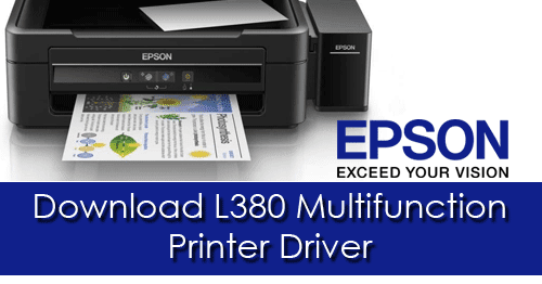 Download Epson L380 Printer and Scanner driver